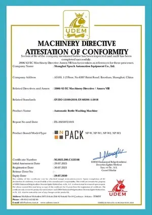 CE Certificate-Bottle Rinsing Machine