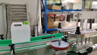 Front & Back Labeling Machine for Square Bottles