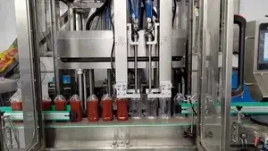 2-Head Tracking Tomato Sauce Filling Machine