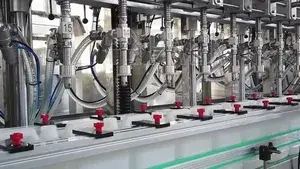 Automatic Overflow Filling Machine for Large Bottles