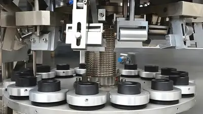 Efficient Turntable with 16 Working Stations